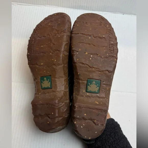 El Naturalista Black Leather Mary Jane Flats EU 38 White Stitch Comfort Shoes - Picture 4 of 10